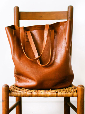 Cuyana Leather Tote – Caramel | Crewlade