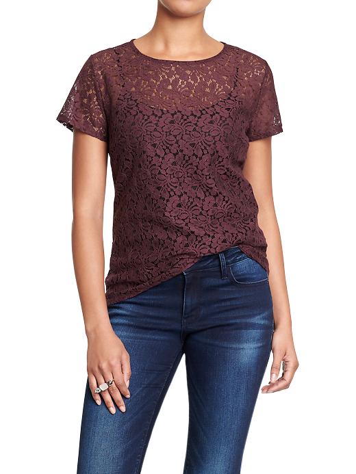 Old Navy Lace Tee