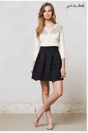 Anthropologie-Ponte-Bell-Skirt-Black