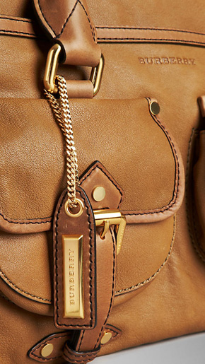 Burberry Medium Pocket Detail Bowling Bag