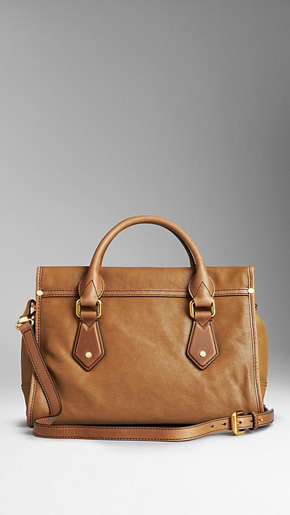 Burberry Medium Pocket Detail Bowling Bag