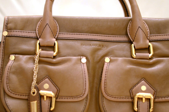 Burberry Medium Pocket Detail Bowling Bag