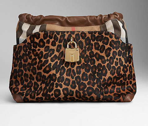 burberry the little crush in animal print and house check