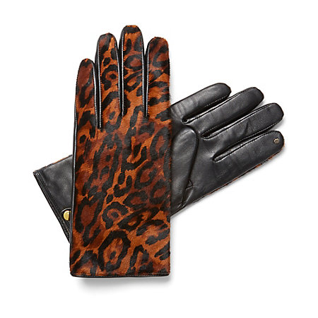 cwonder calf hair leather gloves