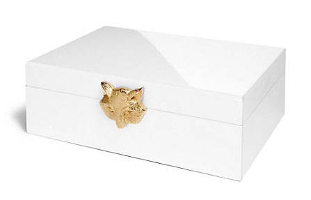 cwonder jewelry fox lacquer box