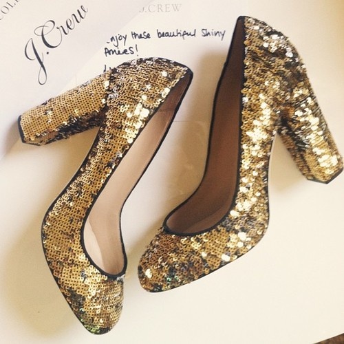 J.Crew Sequin Etta Pumps