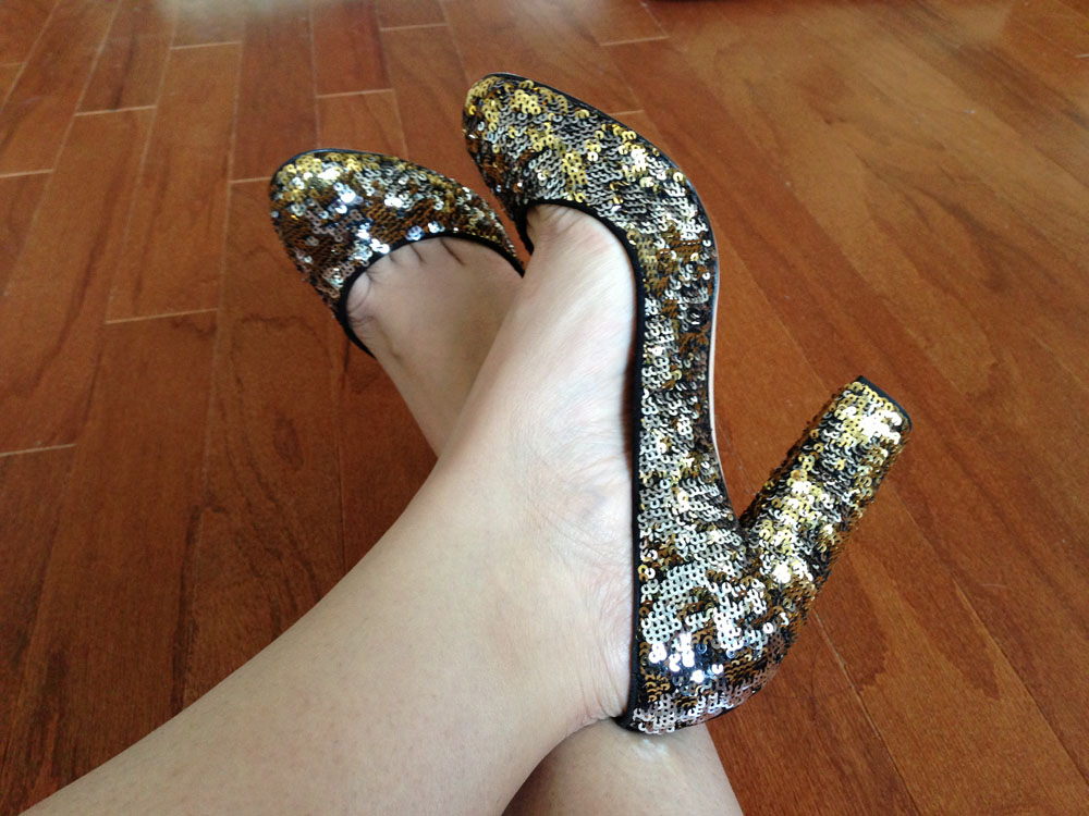 J.Crew Sequin Etta Pumps