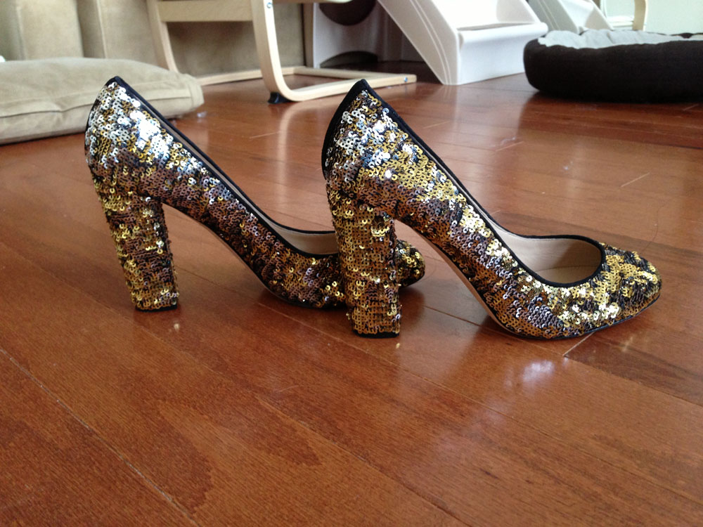 J.Crew Sequin Etta Pumps