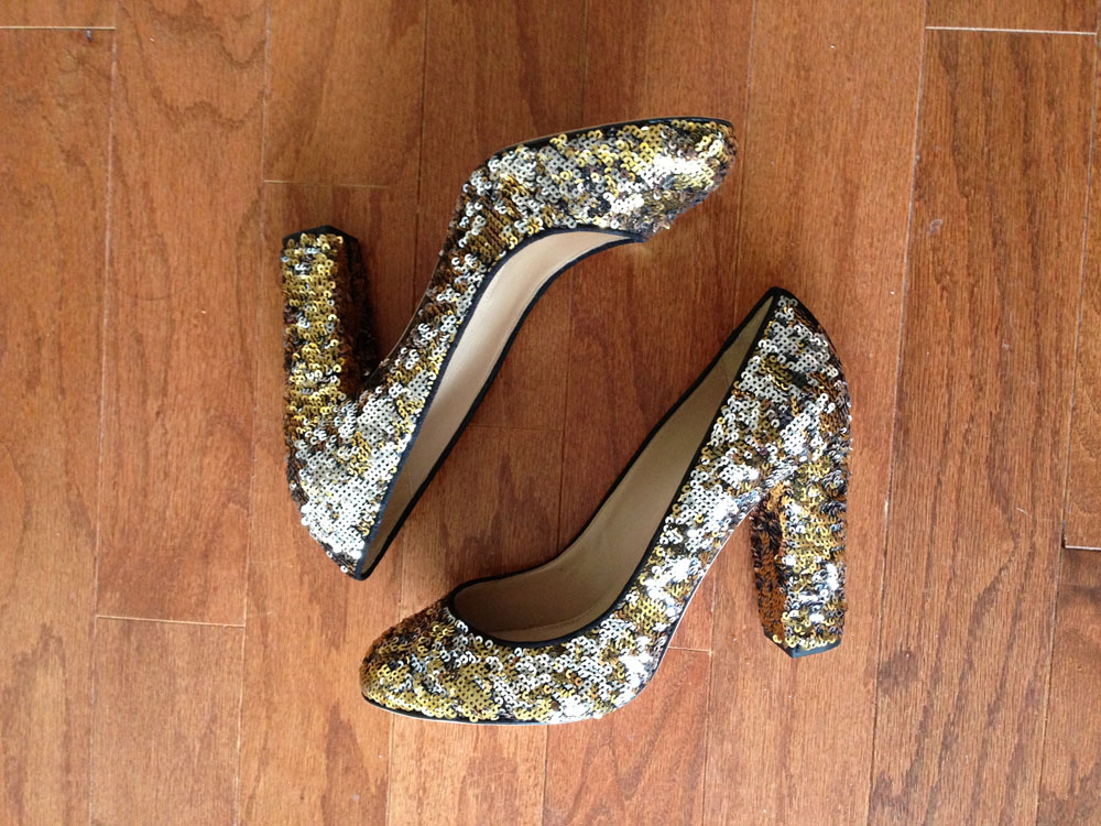 J.Crew Sequin Etta Pumps