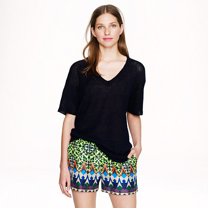 J.Crew Collection Gemstone Floral Short 