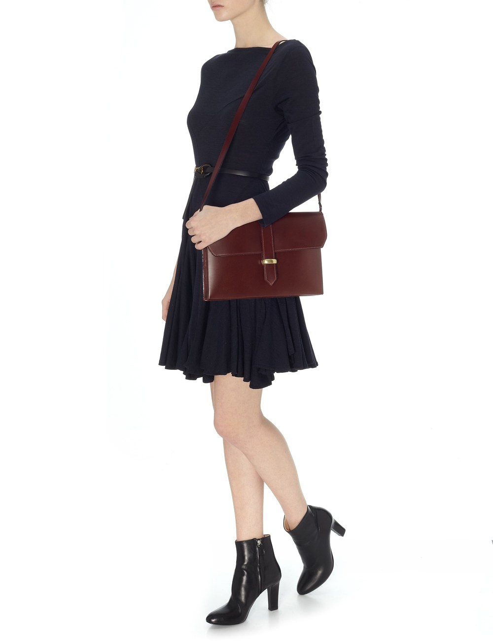 Lizzy Disney Loop Bag in Oxblood Burgundy