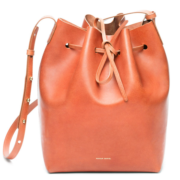 Mansur Gavriel Bucket Bag in Brandy