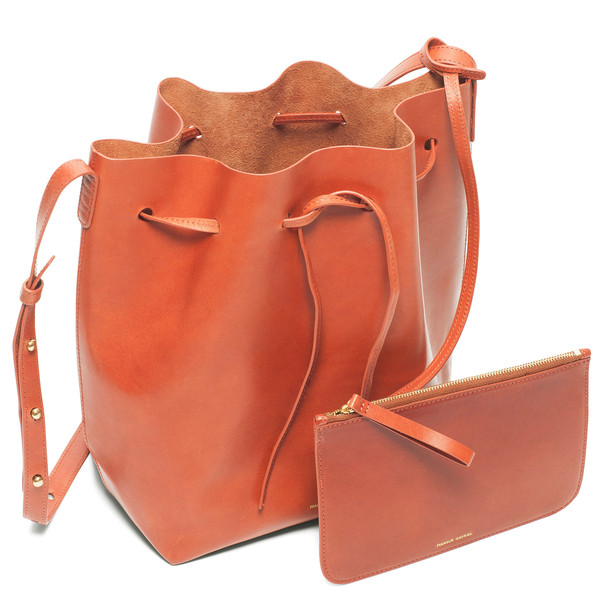 Mansur Gavriel Bucket Bag in Brandy