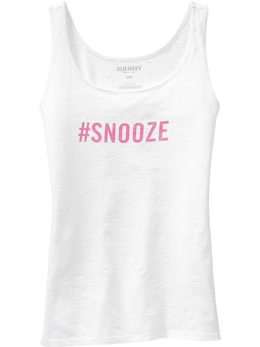 Old Navy #Snooze Graphic Slub-Knit Tank