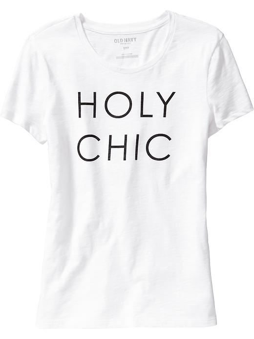 Old Navy Holy Chic Graphic Slub-Knit Tee