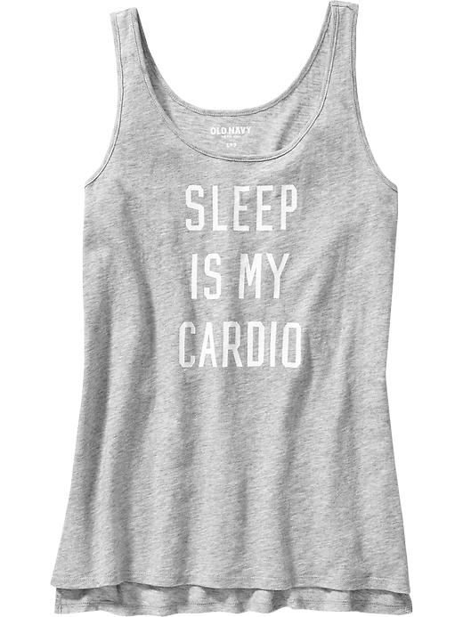 Old Navy Sleep is My Cardio Graphic Slub-Knit Tank