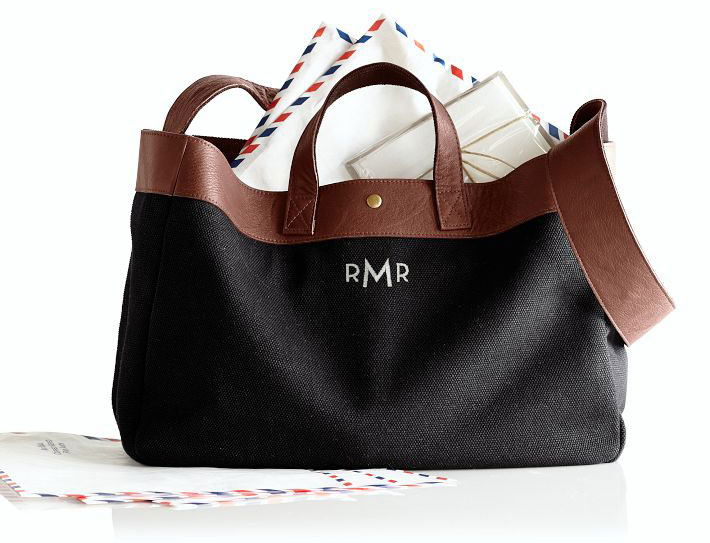 Mark & Graham Canvas Post Tote Bag