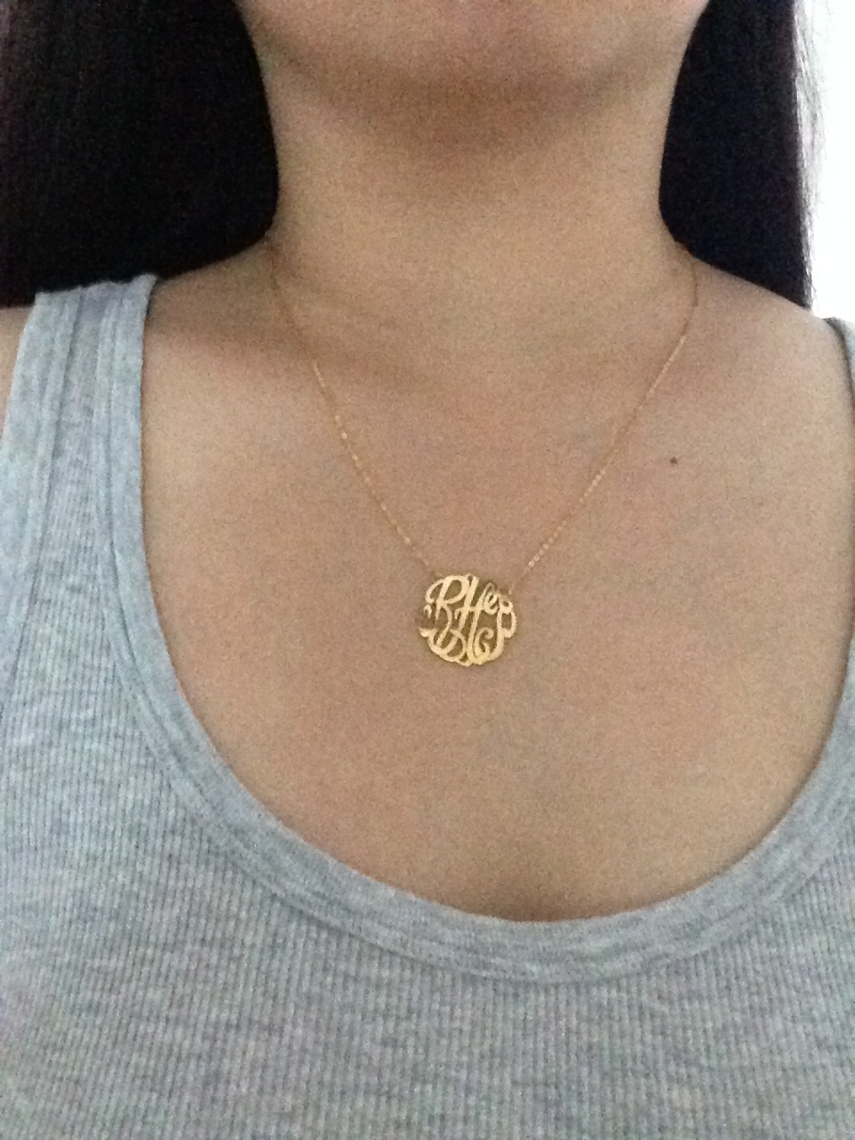 Max & Chloe Monogram Necklace