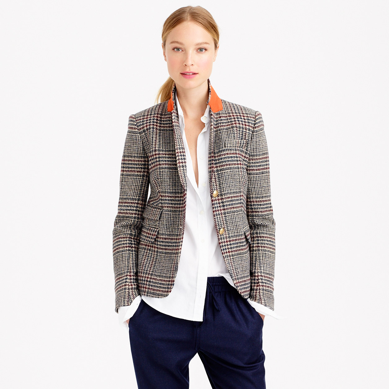 J.Crew Schoolboy Blazer in Houndstooth