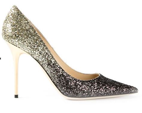 Jimmy Choo Abel Glitter Degrade Pumps