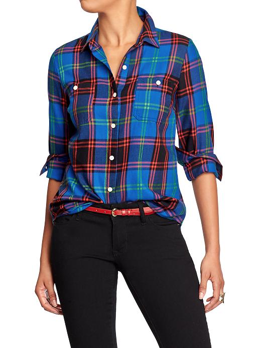 Old Navy Plaid Flannel Shirt