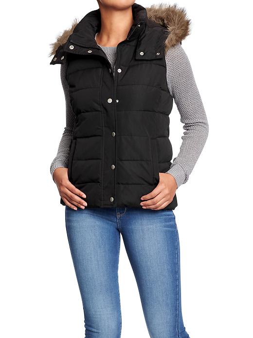 Old Navy Hooded Quilted Vest