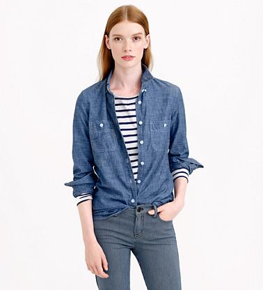 JCrew Selvedge Chambray Shirt