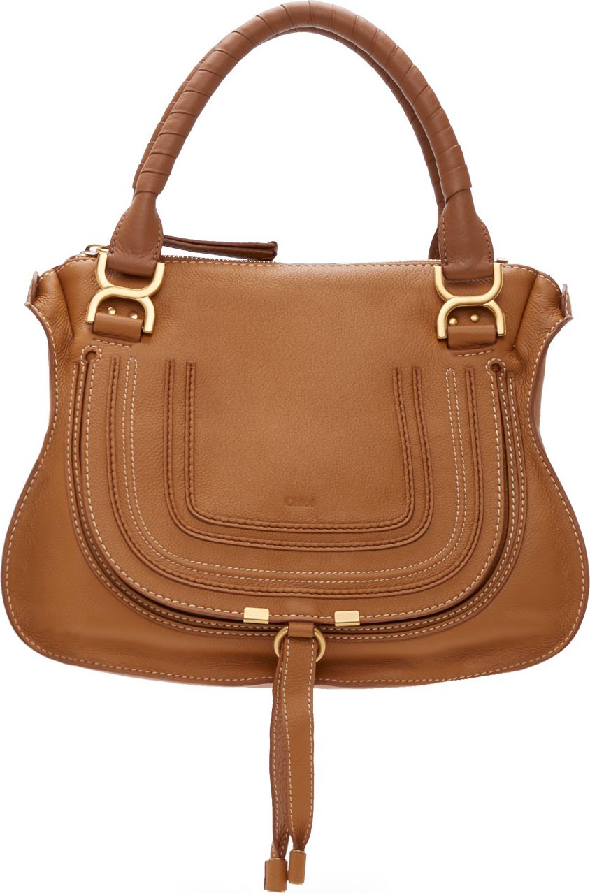 Chloe Cognac Camel Marcie Bag