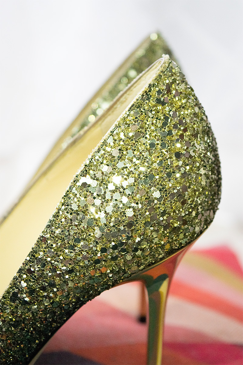 Jimmy Choo Degrade Glitter Abel Pumps